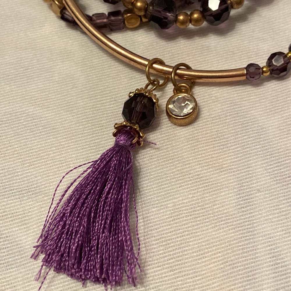 Y2K Bead Landing crystal bracelet - Picture 5 of 12